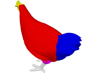 Chicken 3D Model preview