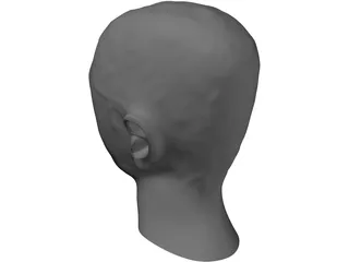Head Johnie 3D Model preview
