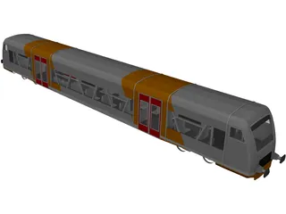 Train Germany 3D Model preview
