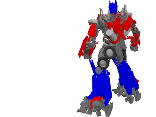 Transformers Movie Optimus Prime 3D Model preview