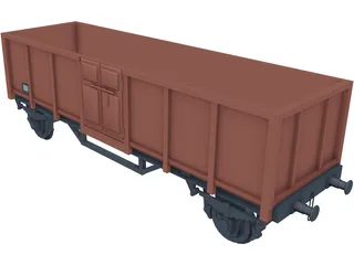 Bulk Carrier 3D Model preview