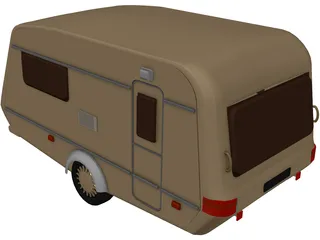 Caravan 3D Model preview