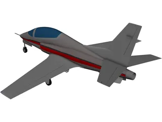 Kitplane ViperJet MKII 3D Model preview