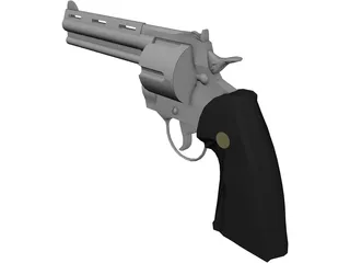 Colt Python 3D Model preview