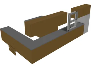 Kitchen 3D Model preview
