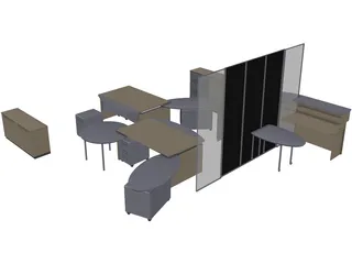 Office 3D Model preview