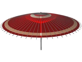 Umbrella 3D Model preview