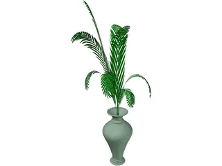 Plant In Vase 3D Model preview
