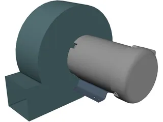 18 inch Blower 3D Model preview