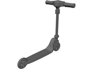 Scooter Electric 3D Model preview