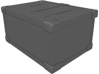 Travel Chest 3D Model preview