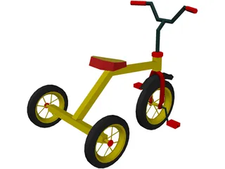 Bike Child 3D Model preview