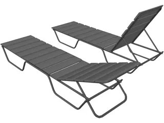 Sun Chair 3D Model preview