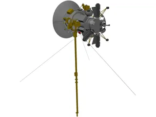 Cassini Probe 3D Model preview