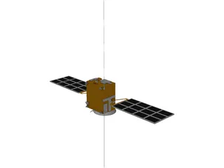 Mars Express Probe 3D Model preview