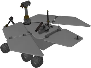 Mars Express Rover 3D Model preview