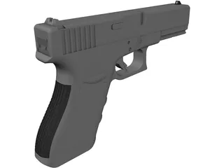 Glock 21 3D Model preview