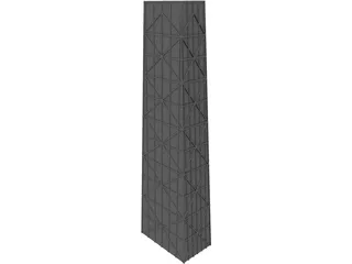Hancock Tower, Chicago IL 3D Model preview