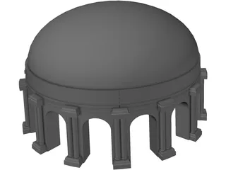 Ancient Dome 3D Model preview
