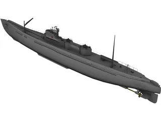 I-400 3D Model preview