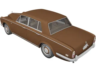 Rolls Royce Silver Shadow 3D Model preview