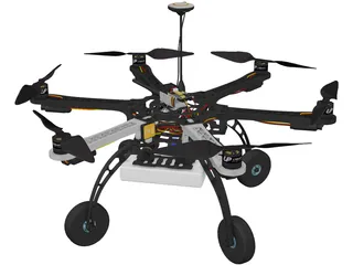 Condor Drone 3D Model preview