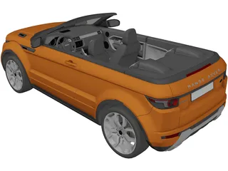 Land Rover Evoque Cabriolet 3D Model preview
