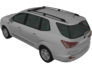SsangYong Stavic 3D Model preview