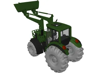 Front Loader 3D Model preview