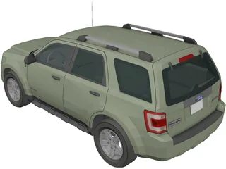 Ford Escape Hybrid 3D Model preview