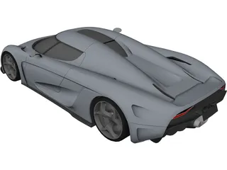 Koenigsegg Regera (2015) 3D Model preview