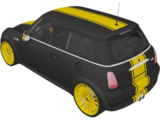 Mini Cooper S Modified (2005) 3D Model preview