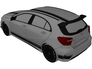 Mercedes-Benz A45 AMG Edition 1 3D Model preview