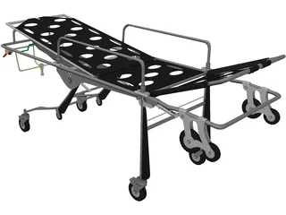 Meber Mercury Liter Stretcher 7080 3D Model preview