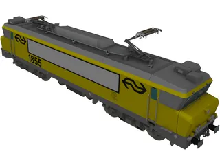 Dutch Train 3D Model preview