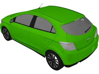 Chevrolet Onix (2015) 3D Model preview
