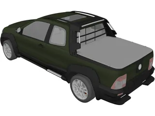 Fiat Strada Adventure (2013) 3D Model preview