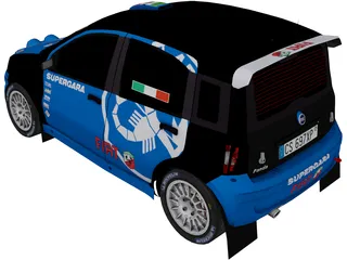 Fiat Panda Kit Car 3D Model preview