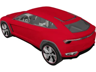 Lamborghini Urus Concept 3D Model preview