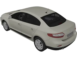 Renault Fluence (2013) 3D Model preview