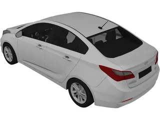 Hyundai HB20S 3D Model preview