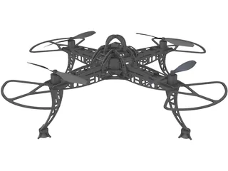 Quadrocopter 3D Model preview
