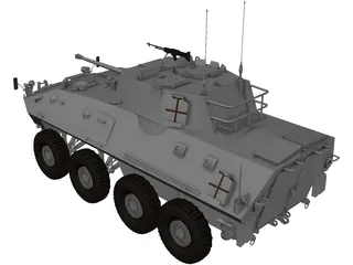 Piranha Lav-25 3D Model preview