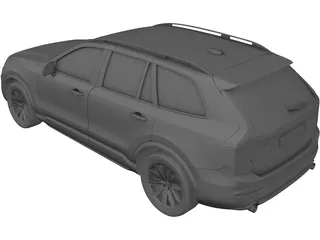Volvo XC90 (2017) 3D Model preview