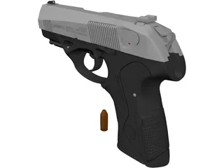 Beretta Px4 Storm 3D Model preview