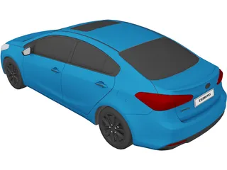 Kia Cerato (2017) 3D Model preview