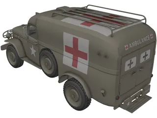 Ambulance 3D Model preview