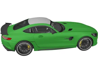 Mercedes-AMG GT R (2017) 3D Model preview
