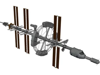 Hermes Spacecraft 3D Model preview