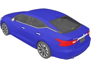 Nissan Maxima (2016) 3D Model preview
